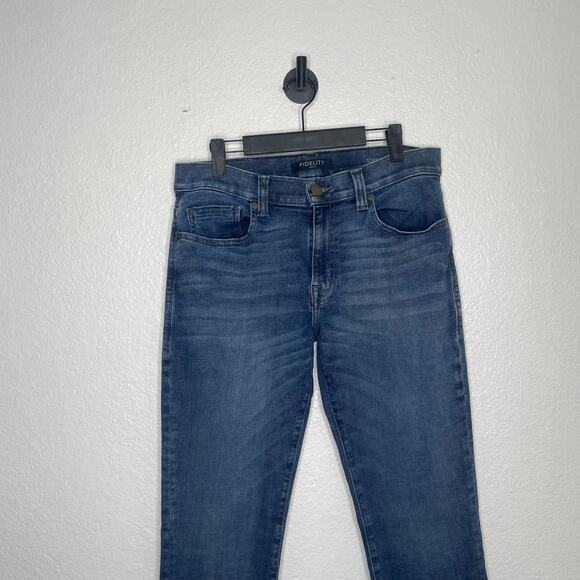 Fidelity Womens Jeans Size 32 Torino Dark Wash Skinny Leg Casual Everyday Wear - Picture 11 of 16